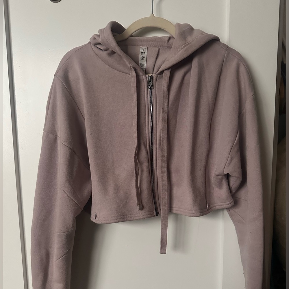 Alo Yoga cropped Zip up